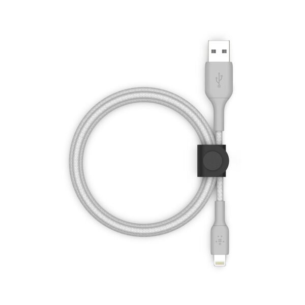 Cabo Lightning para USB-A + correia, prateado