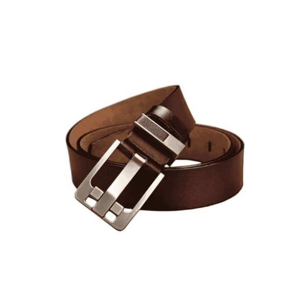 JANYO Men's Belt with Automatic and Pin Buckle - Premium Synthetic Leather - Image 5