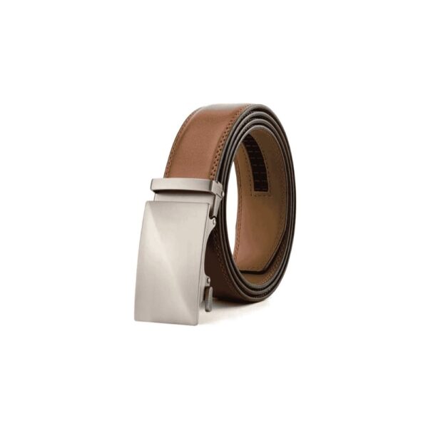 JANYO Men's Belt with Automatic and Pin Buckle - Premium Synthetic Leather