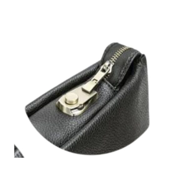 Men's Leather Briefcase - Black with Hand Strap and Code - Image 4