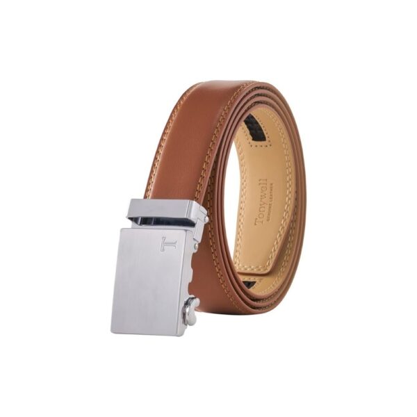 JANYO Men's Belt with Automatic and Pin Buckle - Premium Synthetic Leather - Image 8