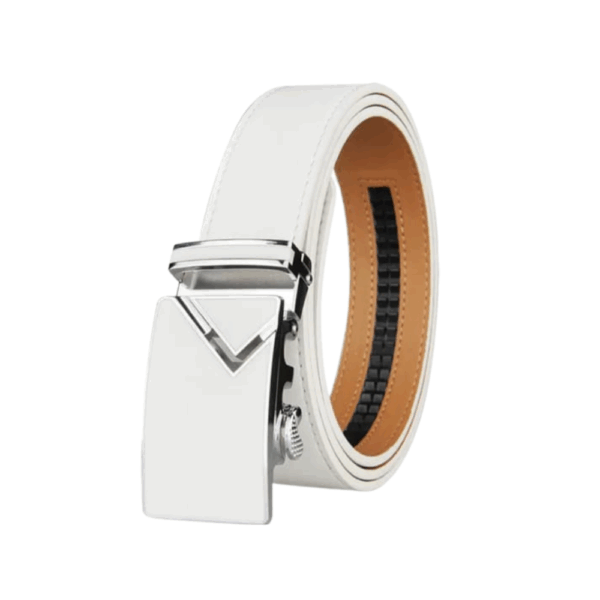 JANYO Men's Belt with Automatic and Pin Buckle - Premium Synthetic Leather - Image 7