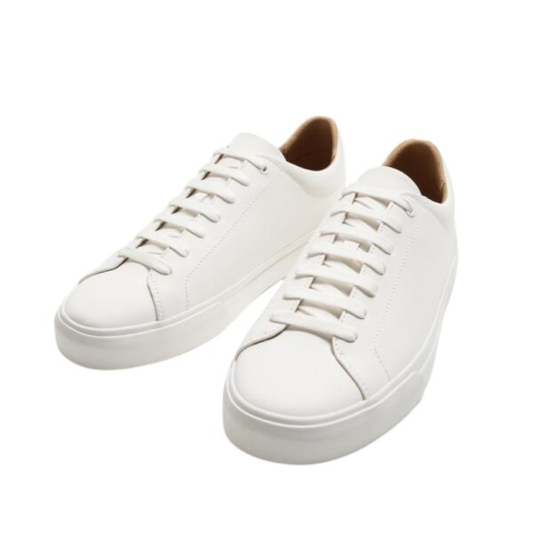 Unisex Minimalist Sneakers - Platform sole